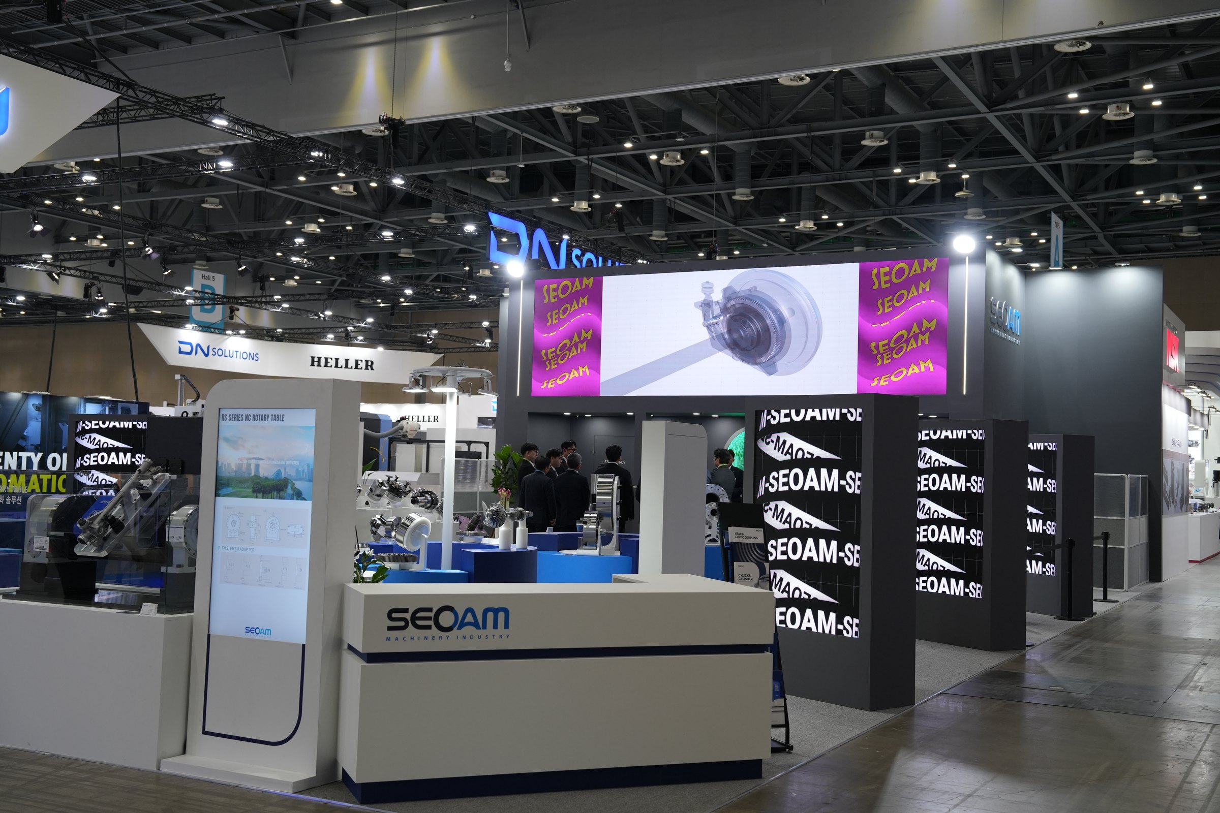 SEOAM booth LED installation angle